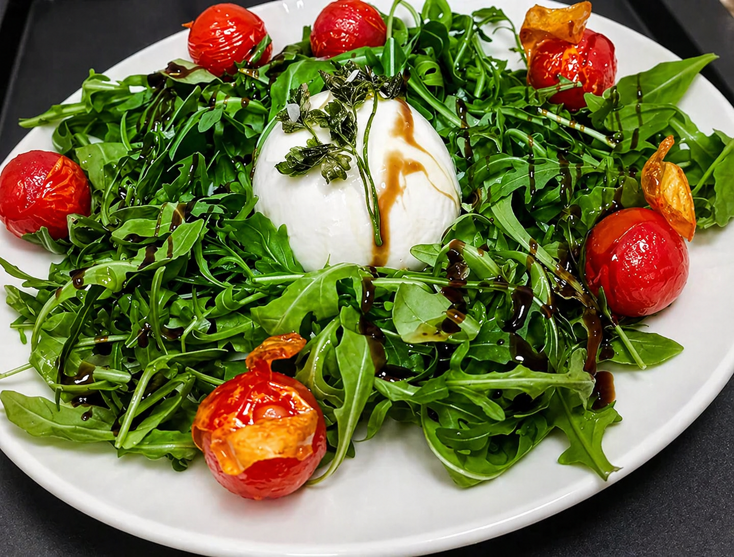 Ensalada burrata en El Rincón del Norte, Valdemoro